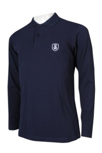 P1188 Men's Long Sleeve Polo Shirt Slim Fit Polo Shirt Shop